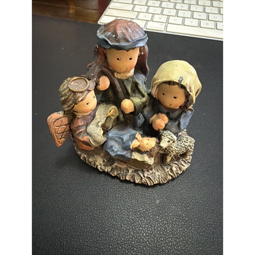 Manger Nativity Scene Kids Christmas Pageant One  Piece Miniature 3
